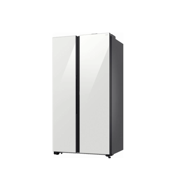SAMSUNG 646L Inverter SBS AI Refrigerator - Auto Open Door RS80F65MNWME | White Glass - Image 4