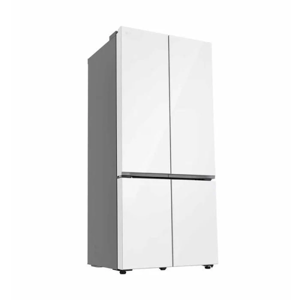 LG 617L Inverter French Door Fridge with Auto Ice Maker GV-B25FFGPB | White Glass - Image 4