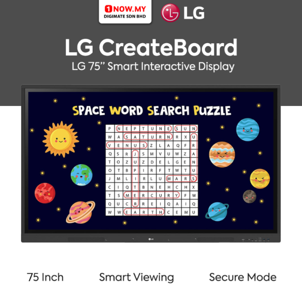 LG 75" Interactive CreateBoard Display 75TR3DK-BG | Great For Meetings Classrooms (Pre Order)