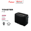 FABER 2 Slices Bread Toaster FT 26 | Safe Touch Body