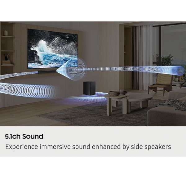 SAMSUNG 5.1ch B-Series Soundbar Subwoofer HW-B750F | Adaptive Dolby Audio - Image 7