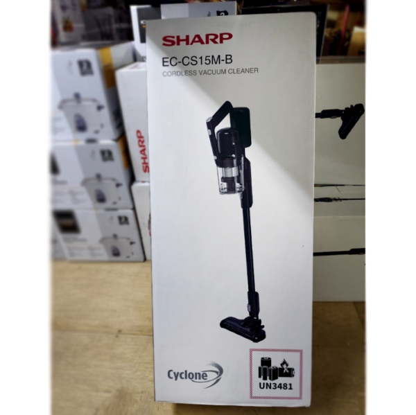 SHARP Vacuum Cleaner Cordless Stick ECCS15MB | 150W DC Motor Bagless - Image 3