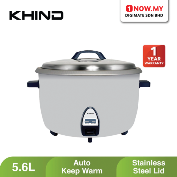 KHIND 5.6L Commercial Rice Cooker RC565 | Auto Keep Warm