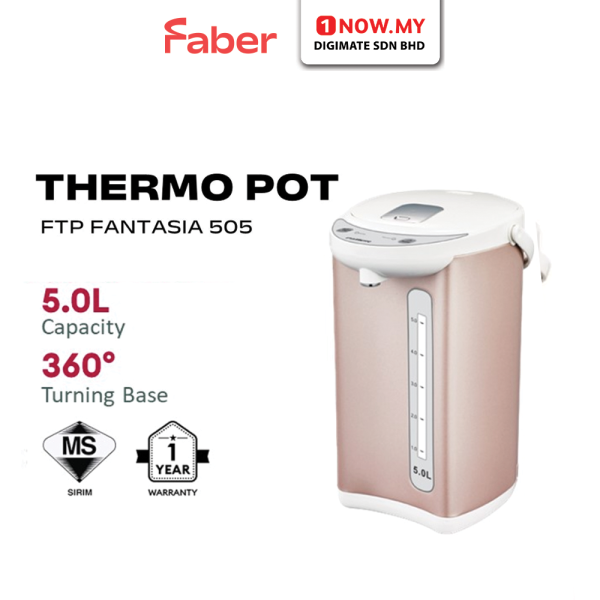 FABER 5L Thermopot FTP FANTASIA 505 | 750W Reboil Keep Warm