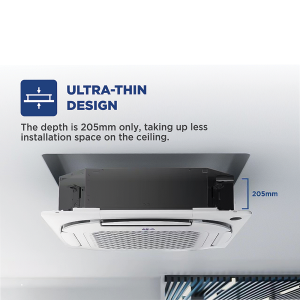 AUX 2.5HP Inverter Ceiling Cassette Model-Q ALCA-C24 (Pre Order) - Image 4