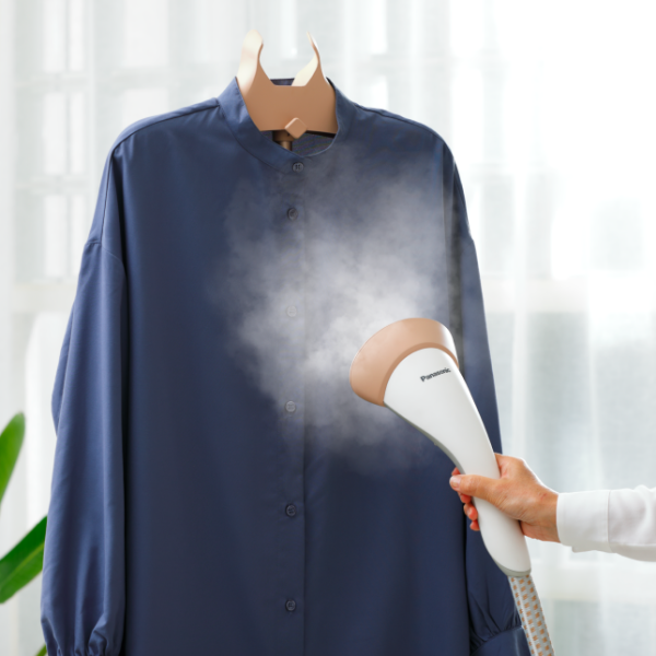 PANASONIC Garment Steamer NI-GSG060WSK | Wide Steam Head Quick Wrinkle Removal - Image 4