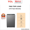 TCL 11kg Inverter Top Load Washing Machine TWA110-F307GM-09 | Magic Filter Hijab Care 5 Star Energy Saving