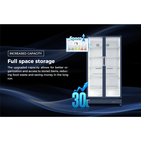 HAIER 865L 2-Door Display Chiller Showcase SC-865E | Energy Saving (Pre Order) - Image 5