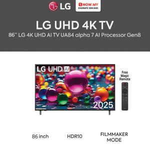 LG 86″ UA84 4K UHD AI TV 86UA8450PSA | Smart HDR10 Pro
