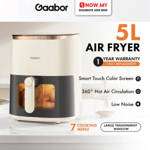 GAABOR 5L Air Fryer AF-45T01A | Window Smart Touch 7 Menus
