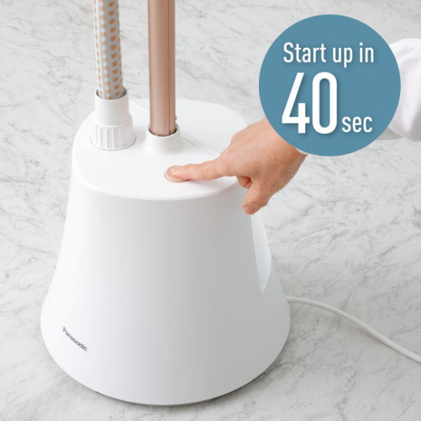 PANASONIC Garment Steamer NI-GSG060WSK | Wide Steam Head Quick Wrinkle Removal - Image 5