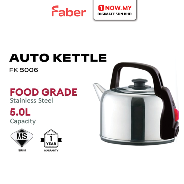 FABER 5L Stainless Steel Electric Jug Auto-Kettle FK 5006