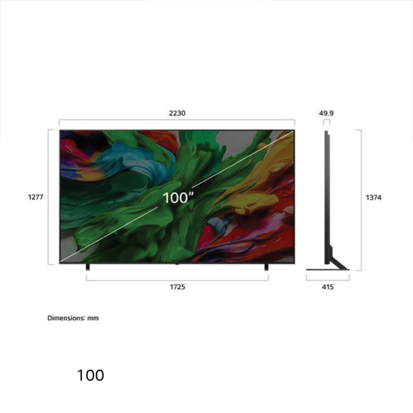 LG 100" QNED86 Evo AI 4K Smart TV 100QNED86AS | 144Hz Alpha 8 AI Processor Gen2 (Pre Order) - Image 2