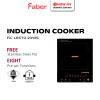 FABER 1 Burner Induction Cooker FIC LESTO 2010S | FREE Stainless Steel Pot 8 Preset Functions