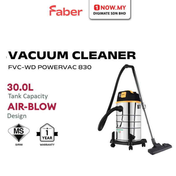 FABER 30L Wet Dry Vacuum Cleaner FVC-WD POWERVAC 830