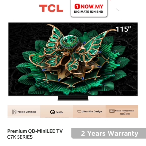 TCL 115" C7K Premium QD-Mini LED TV 115C7K | 144hz CrystGlow HVA Panel, Great Audio (Pre Order)
