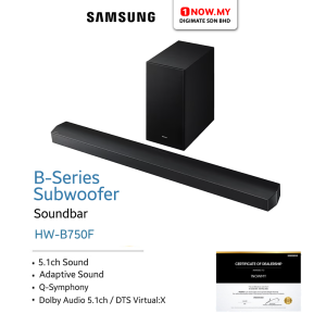 SAMSUNG 5.1ch B-Series Soundbar Subwoofer HW-B750F | Adaptive Dolby Audio