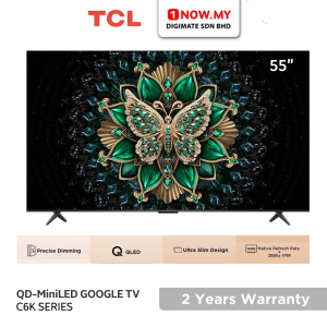 TCL 55" C6K Premium QD-MiniLED Google TV 55C6K | Ultra Slim