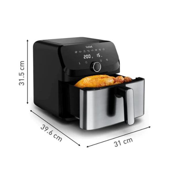 TEFAL 7.5L Easy Fry Mega Air Fryer EY855D40 - Image 3