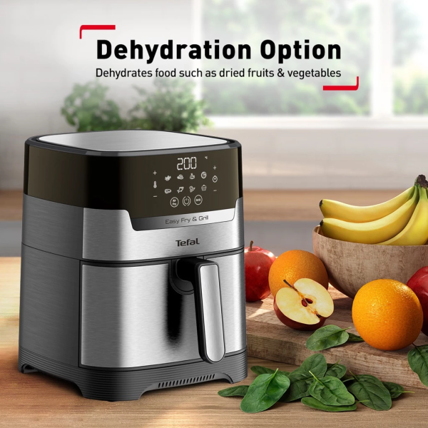 TEFAL 4.2L 2-in-1 Easy Fry & Grill Digital Air Fryer EY505D27 - Image 6