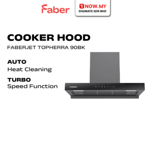 FABER 1400m3/h Designer Hood Faberjet Topherra 90BK