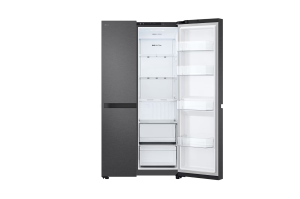 LG 655L Inverter Side by Side Fridge GC-B257KQJW | Essence Matte Black - Image 5