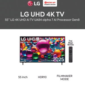 LG 55" UA84 4K UHD AI TV 55UA8450PSA | Smart HDR10 Pro