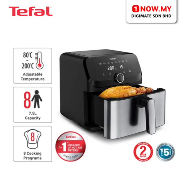 TEFAL 7.5L Easy Fry Mega Air Fryer EY855D40