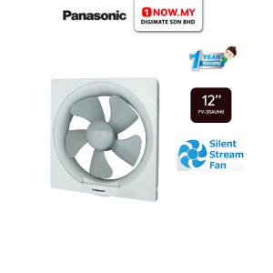 PANASONIC 12" Wall Mount Ventilation Fan FV-30AUM8 | Unique Q Blades Energy Saving High Performance