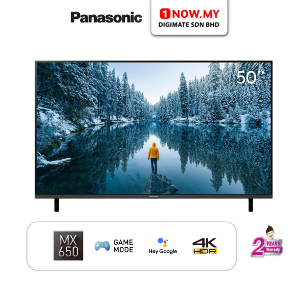 PANASONIC 50" MX650 4K HDR Google Smart TV TH-50MX650K | Brilliant Screen View
