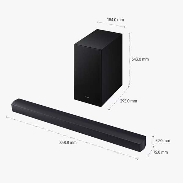 SAMSUNG 2.1ch B-Series Soundbar Subwoofer HW-B450F - Image 2