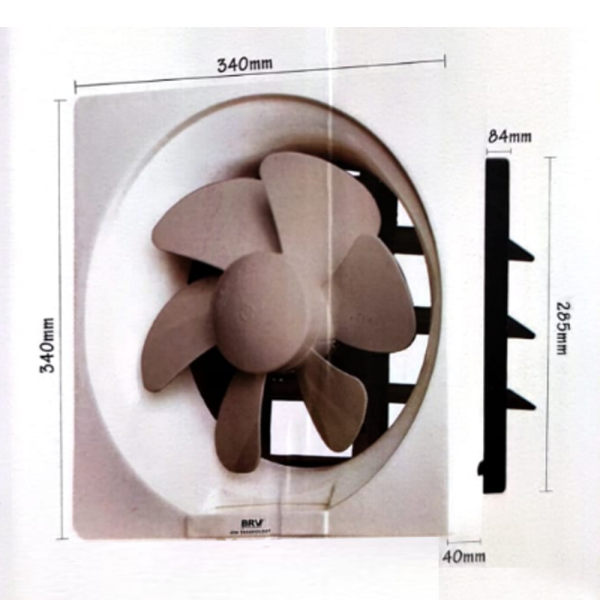 BRV 10" Exhaust Fan Wall Mount BEF-4510 - Image 3