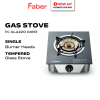FABER 1 Burner Glass Gas Cooker FC GLAZZO G1813