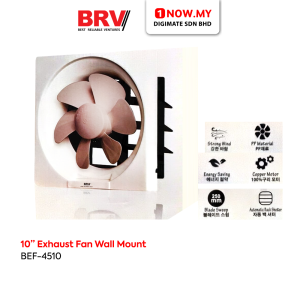 BRV 10" Exhaust Fan Wall Mount BEF-4510