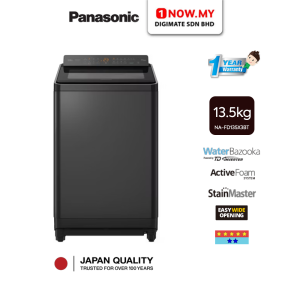 PANASONIC 13.5kg Inverter Top Load Washer NA-FD135X3BT | 5 Star Energy Efficient