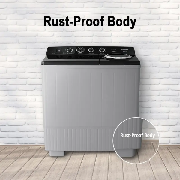 PANASONIC 16/5kg Semi Auto Twin Tub Washer NA-W16XG2BMY - Image 8