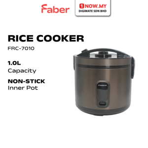 FABER 1L Rice Cooker FRC-7010 | 5 Star Energy Efficient Non Stick Keep Warm