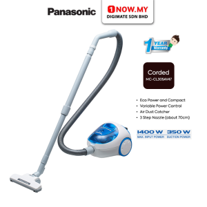 PANASONIC Vacuum Cleaner Cocolo Bagless Cannister MC-CL305AV47 | Compact Powerful