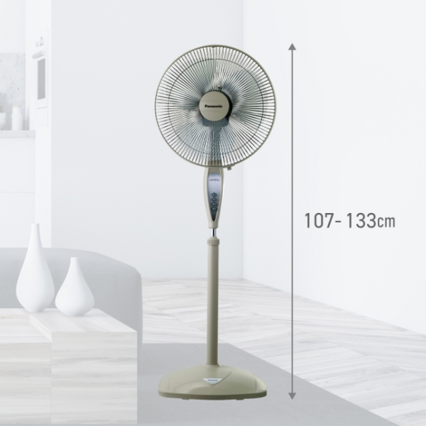 PANASONIC 16 Inch Stand Fan (Random Color) F-MX405 | 5 Star Energy Efficient Built-in Thermal Safety Fuse - Image 2