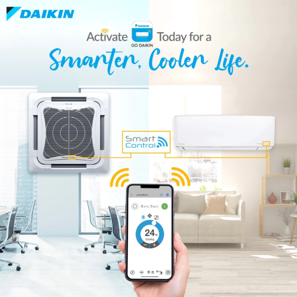 DAIKIN 2HP - 5HP FCFC Series Inverter Ceiling Cassette | Smart Control Advanced Cooling - Image 2
