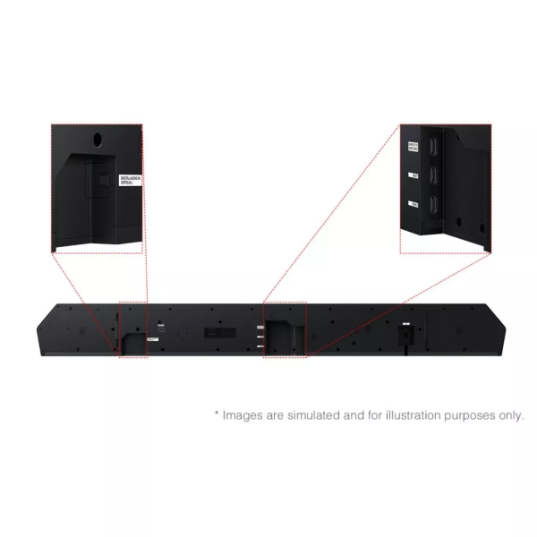 SAMSUNG 11.1.4ch Q-series Soundbar Subwoofer & Rear Speaker HW-Q990F - Image 4