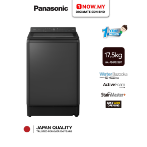 PANASONIC 17.5kg Inverter Top Load Washing Machine NA-FD175X3BT | Powerful Wash