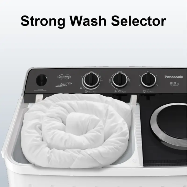 PANASONIC 8.5/5kg Semi Auto Twin Tub Washer NA-W85XG2BMY - Image 6