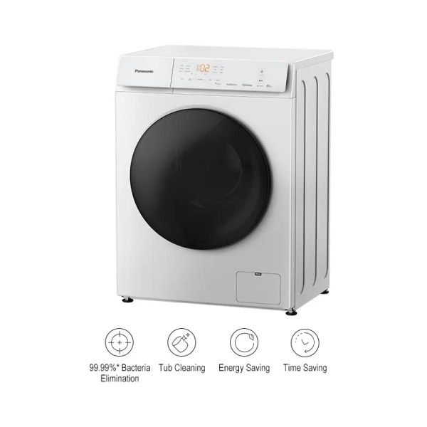 PANASONIC 8kg Inverter Front Load Washer NA-16JF1WMY | Hygiene Care 4 Star Energy Efficient - Image 5