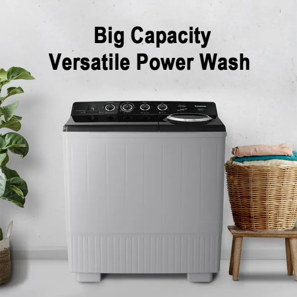 PANASONIC 16/5kg Semi Auto Twin Tub Washer NA-W16XG2BMY - Image 6