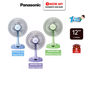 PANASONIC 12" Table Fan F-MN304 (Random Color) | 5 Star Energy Efficient