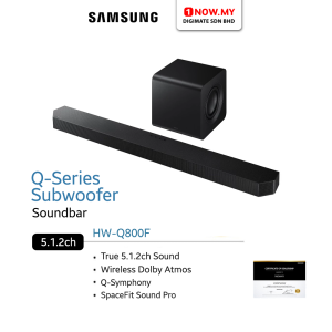 SAMSUNG 5.1.2ch Q-series Soundbar Subwoofer HW-Q800F