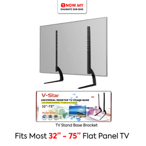 V-STAR 32" - 75" Universal TV Stand Base Bracket D702 | Solid Simple Installation
