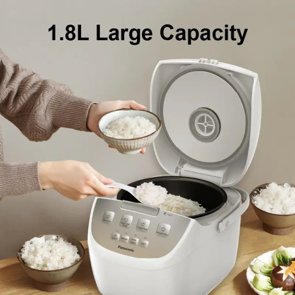 PANASONIC 1.8L Microcomputer Rice Cooker SR-DC186WSK - Image 6
