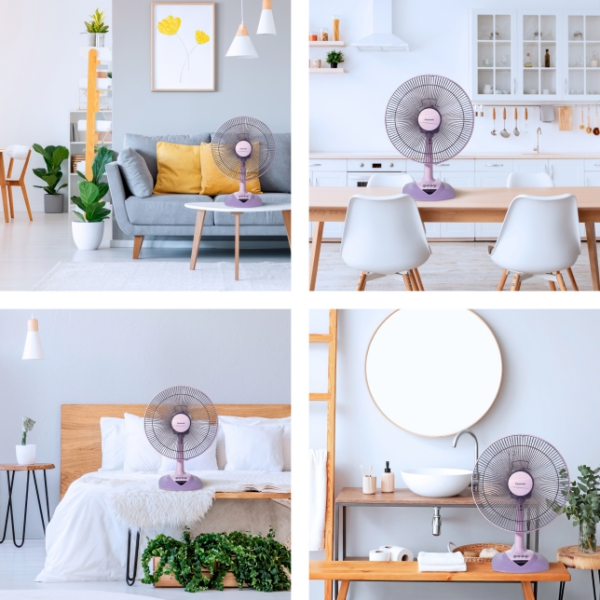 PANASONIC 16" Table Fan F-MN404 (Random Color) | 3-speed 5 Star Energy Efficient - Image 2